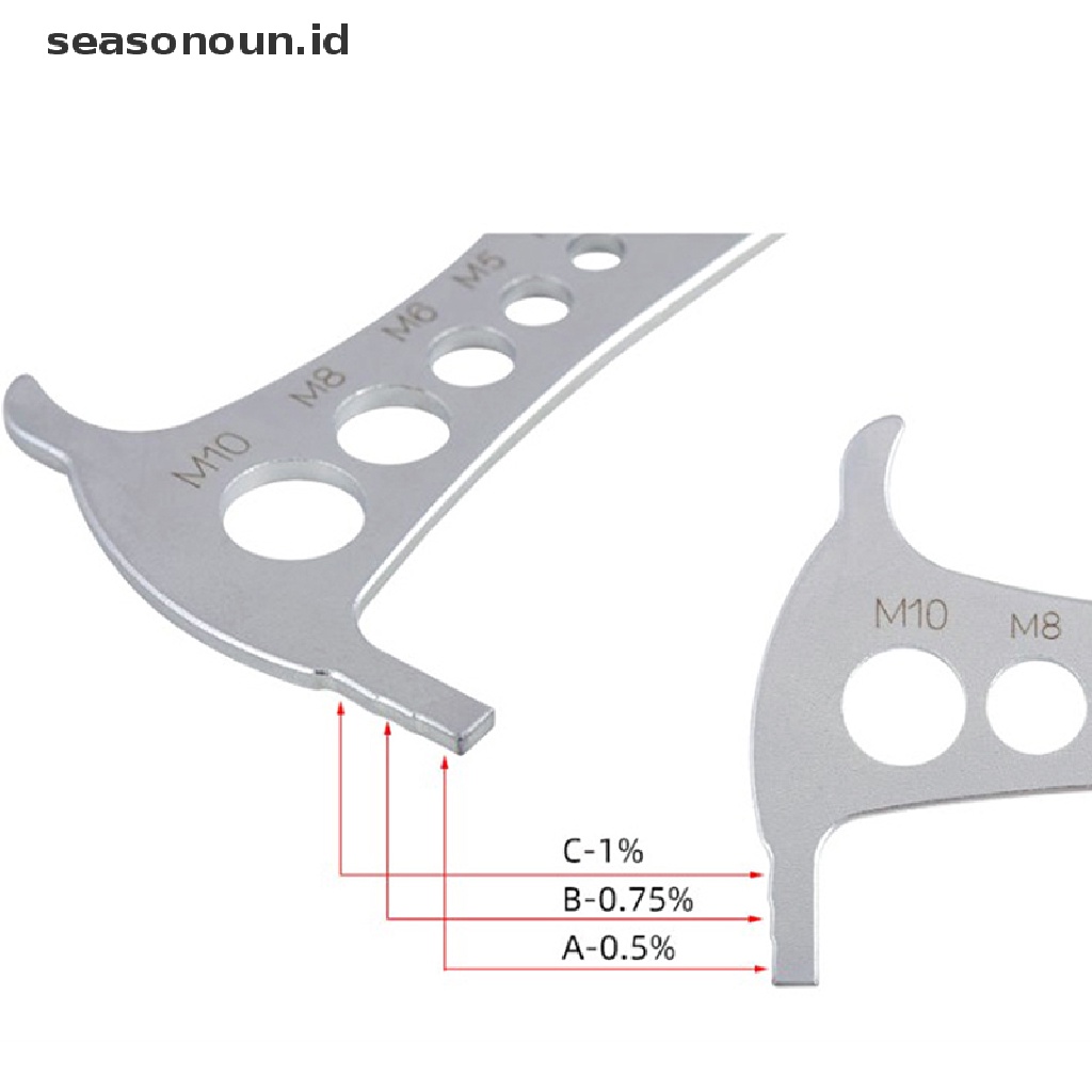 (seasonoun) Alat Pengukur Rantai Sepeda 3 in 1