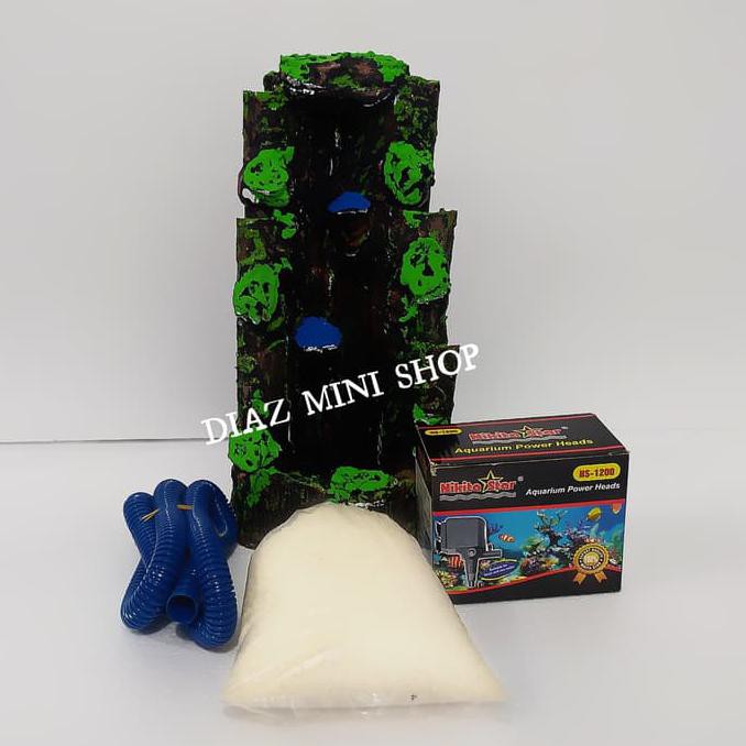 Paket Miniatur Air Terjun Aquascape / Tebing Air Terjun KHUSUS GOSEND