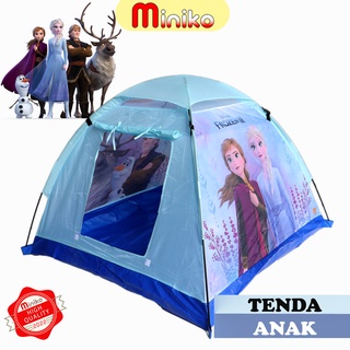 Tenda Anak Bermain Camping Indoor Outdoor - Motif Spiderman &amp; Barbie - Tenda anak Motif Sppiderman - Tenda anak motif Barbie - Tenda Anak Karakter