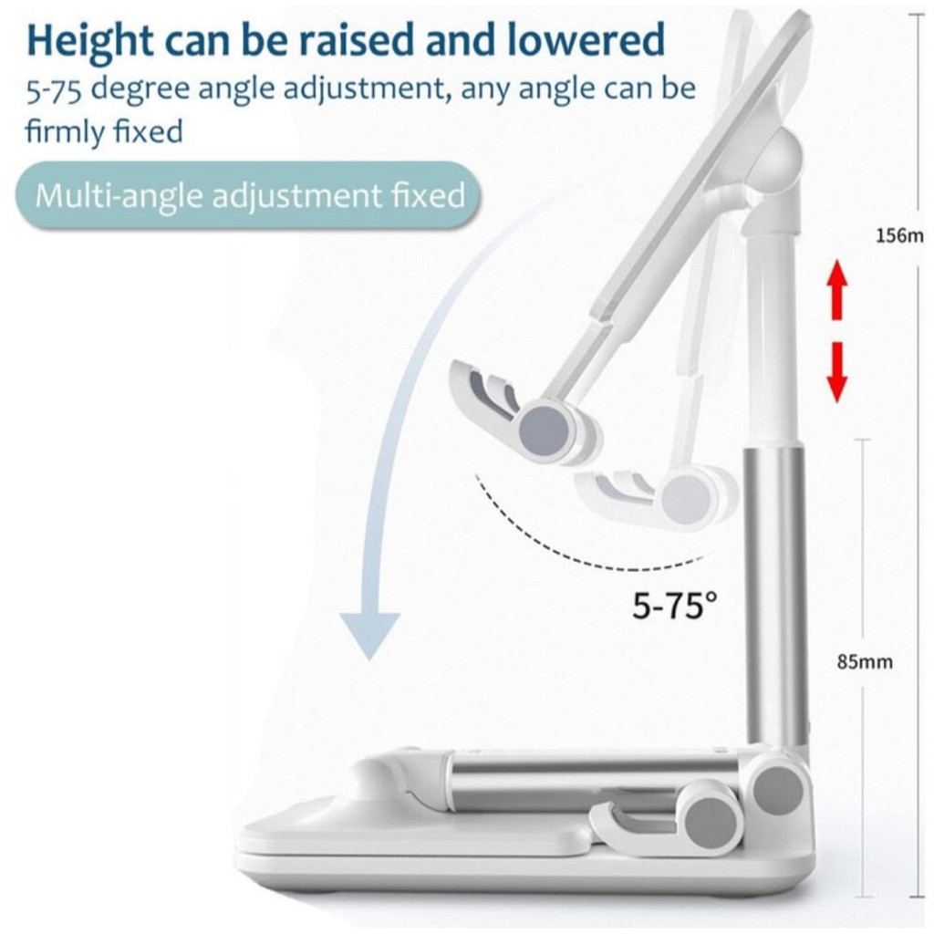 Folding Desktop Phone Stand Tatakan HP Dudukan HP