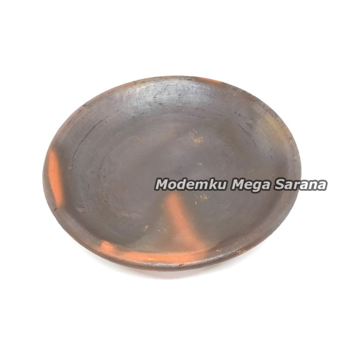Cobek Tanah Liat Sambal Gami Tahan Panas Cowek Cawan Piring Sambal Lalapan Gerabah - Diameter 17 cm