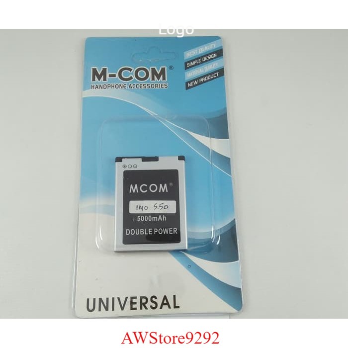 Mcom Battery Batre Baterai Double Power Mcom Imo S50 Light