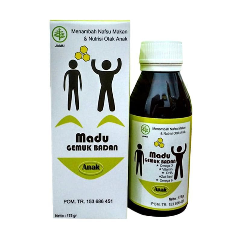 

INGIN ANAK GEMUK SEHAT Madu Gemuk Original Penambah Nafsu Makan Dan Nutrisi Otak Anak