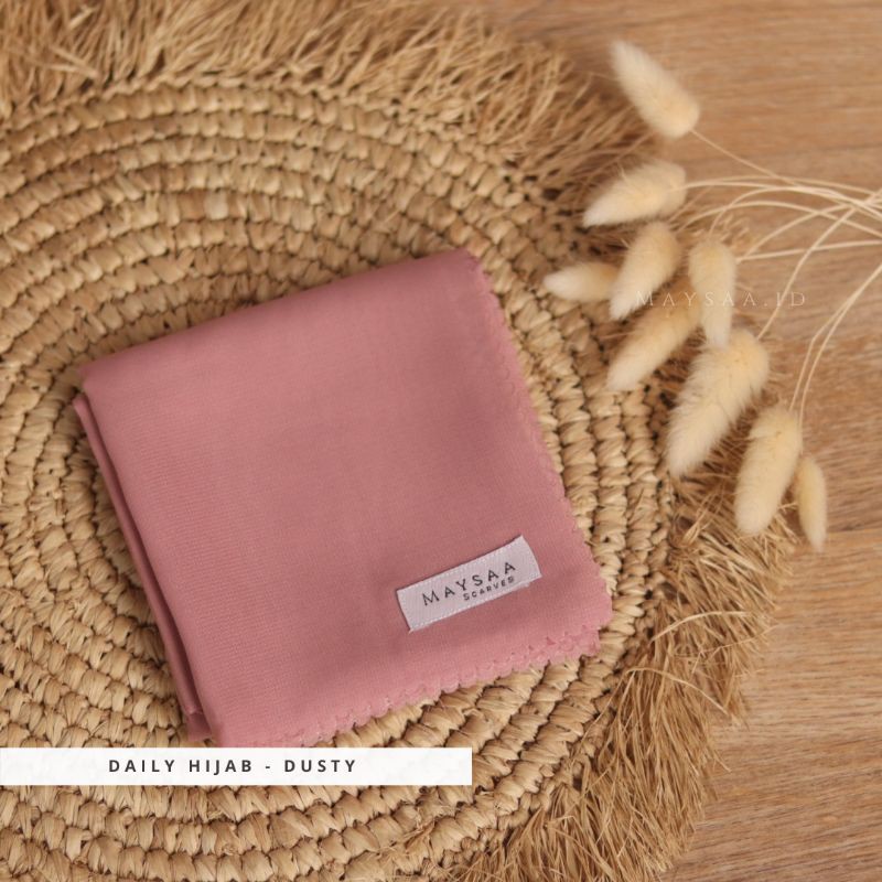 Katalog DAILY HIJAB SQUARE/ POLYCOTTON /Bella square-Dusty