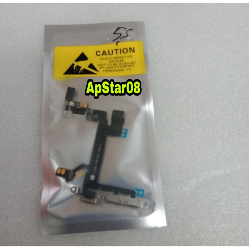 Iphone 5s iPhone 5S Flexible tombol Power On Off + Volume + Mic Iphone 5s 5S