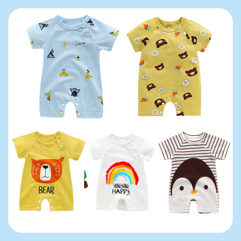 BABYWEAR ROMPER  BAJU  BAYI  IMPORT MOTIF LUCU  ROMPER  MURAH 