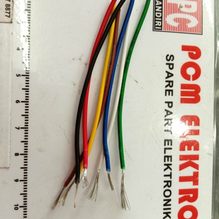 kabel serabut tebal AWG22 made in JAPAN Cable ton awg 22 1meter