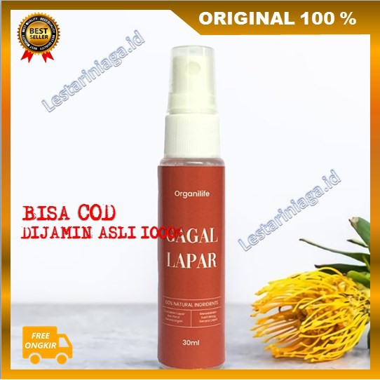 [BISA COD] Gagal Lapar Mouth Spray Menghilangkan Lapar dan Meredakan Sakit Magh 30ml 100% ORIGINAL
