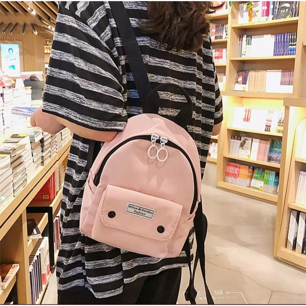 PTM_Tas Ransel Mini Wanita Mihua Tas Ransel Korea Terlaris Tas Wanita Termurah Tas RanselWanita(COD)