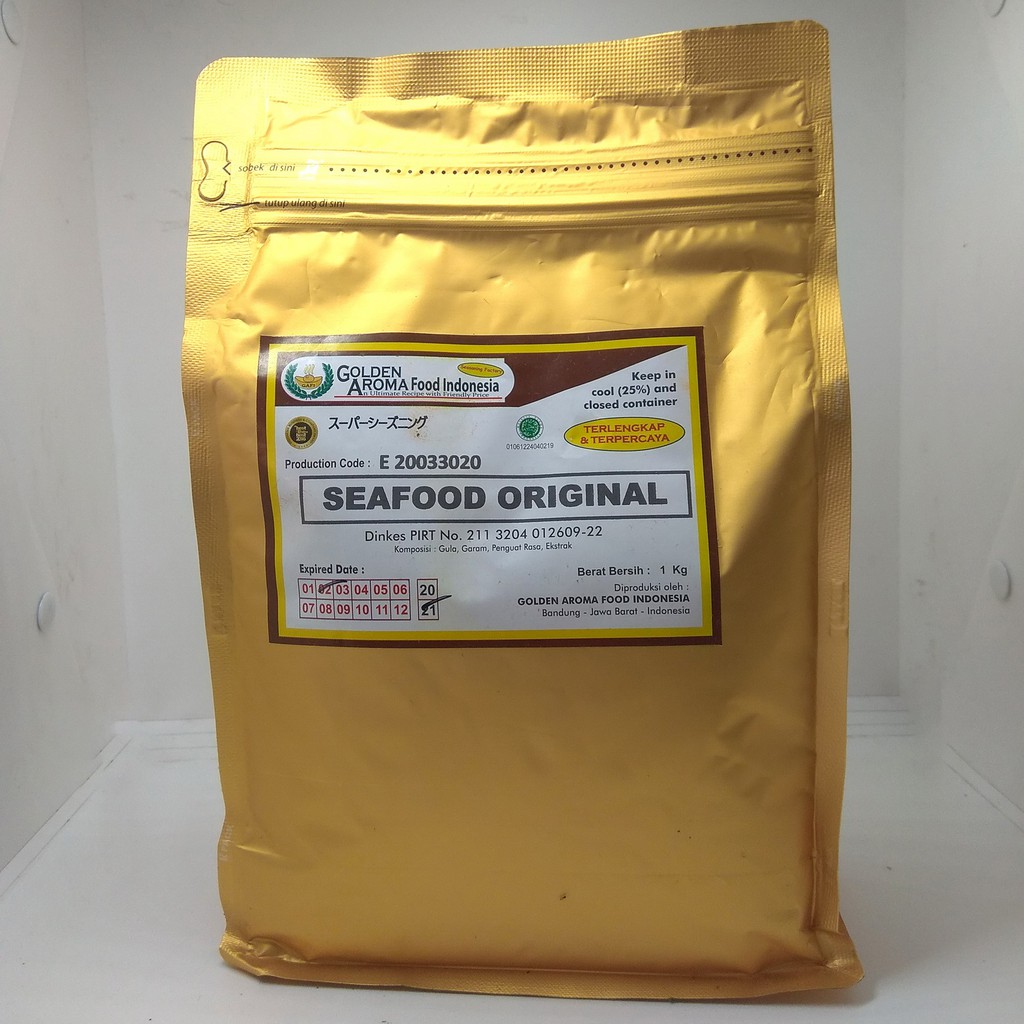 BUMBU TABUR 1 KG RASA SEAFOOD ORIGINAL COCOK U/ ANEKA SNACK SHIHLIN KENTANG TAHU CRISPY DLL HALAL