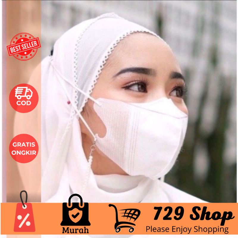 Masker Duckbill IMPOR 3ply earloop disposable facemask Duck Bill Import Best Seller