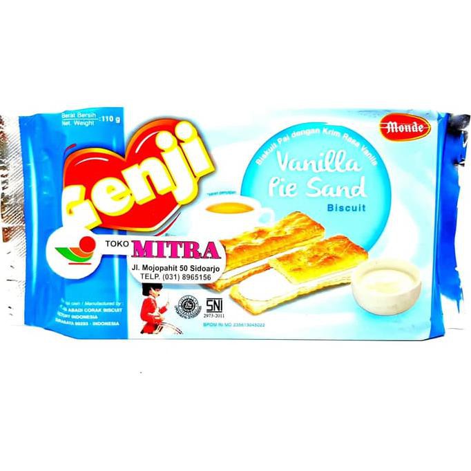 

Yang Dicari] Genji Vanilla Pie Sand Biscuit 110Gr