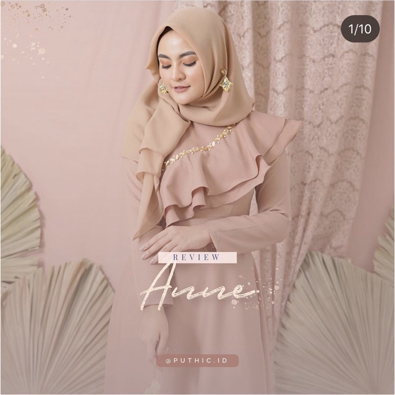 (Preloved) ori by puthic Anne dress choconude