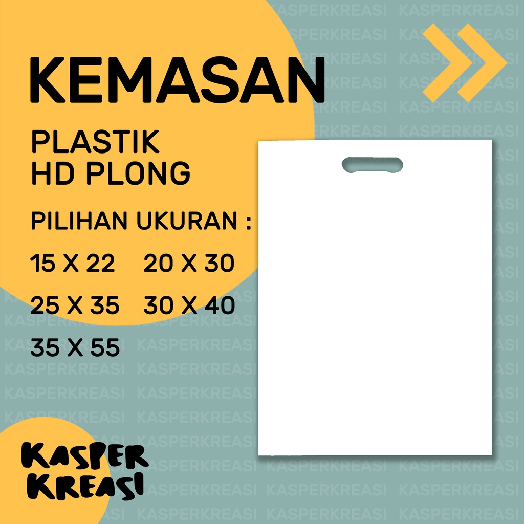 

KEMASAN PLASTIK POLOS PUTIH / PLASTIK HD PLONG DOFF / UKURAN 15X22 20X30 25X35 30X40 35X55