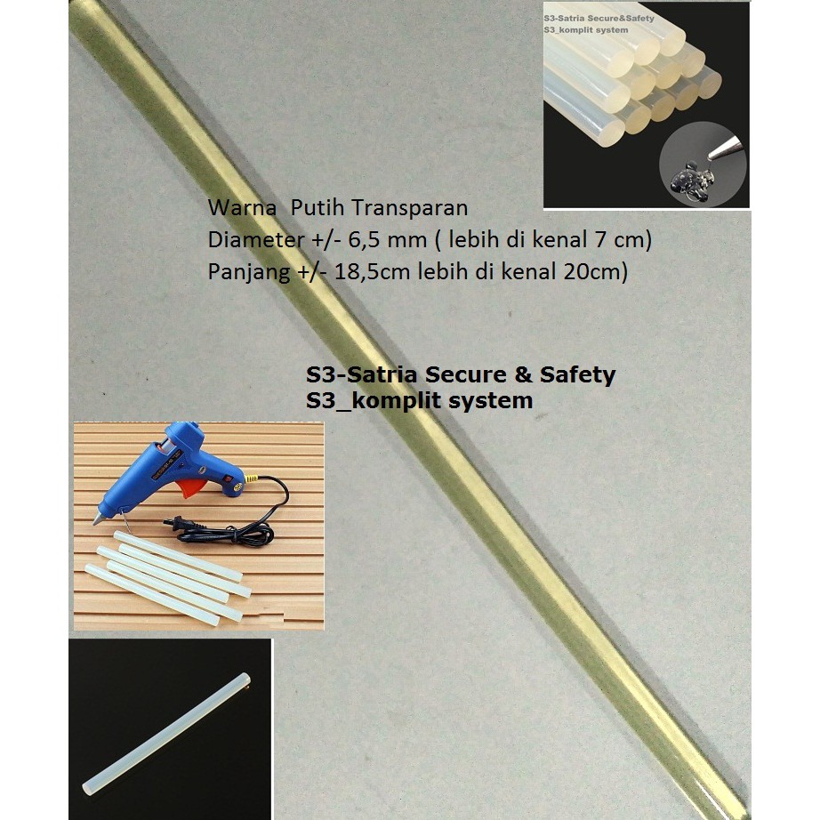 

lem tembak putih / Lem Stik mini Refill / lem stick glue gun