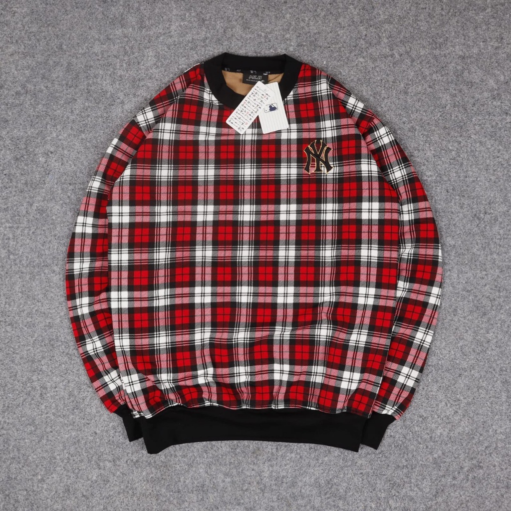 JAKET SWEATER CREWNECK MLB CHECK UNISEX GOOD QUALITY