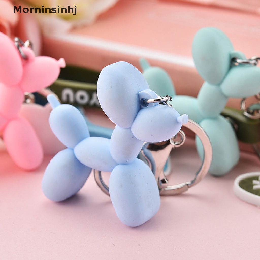 Mornin Fashion Gantungan Kunci Lucu Balon Anjing Gantungan Kunci Pasangan Keyring Phone Bag Car Pendant id