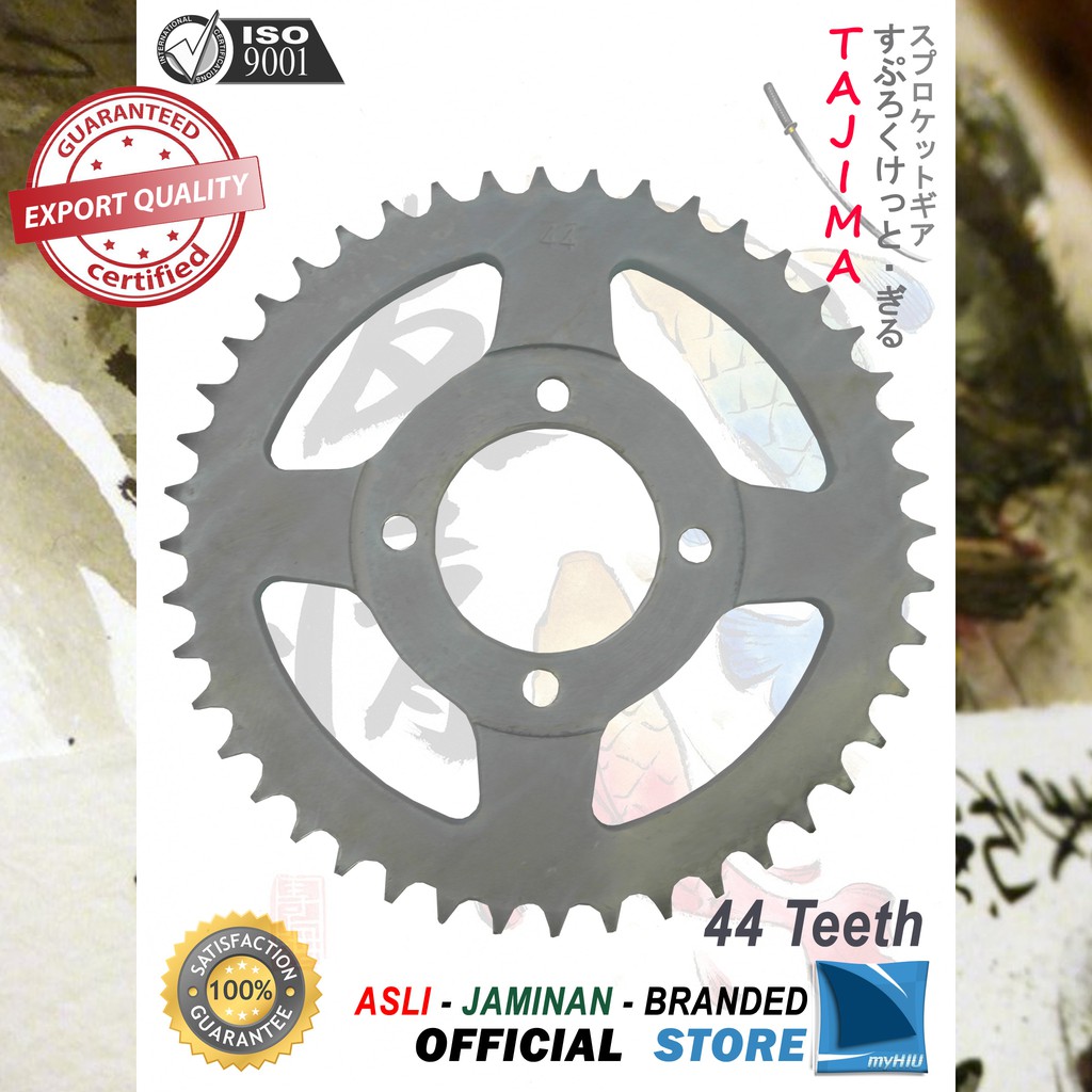 Gigi Tarik 40T ~ 53T HONDA Prima, Grand, Win Gir Belakang - Rear Sprocket Gear TAJIMA