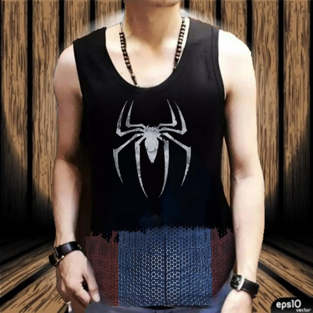 baju kaos tanpa lengan pria/ka0s singlet pria/atasan singlet pria/