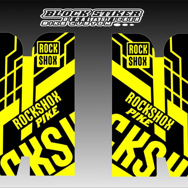 Decal fork rockshox