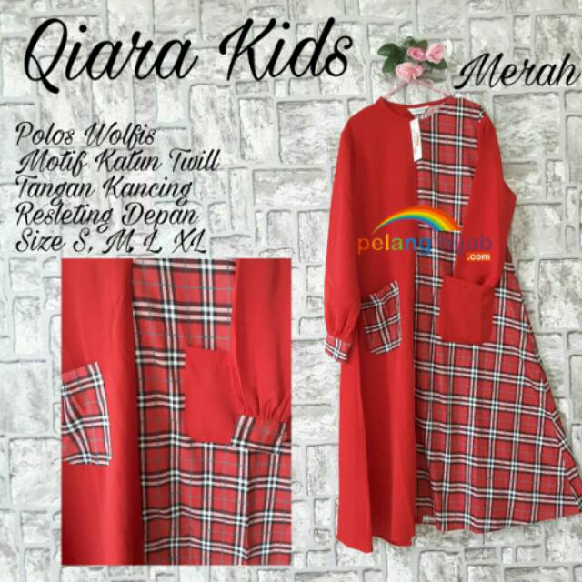 Gamis anak qiara by pelangi hijab