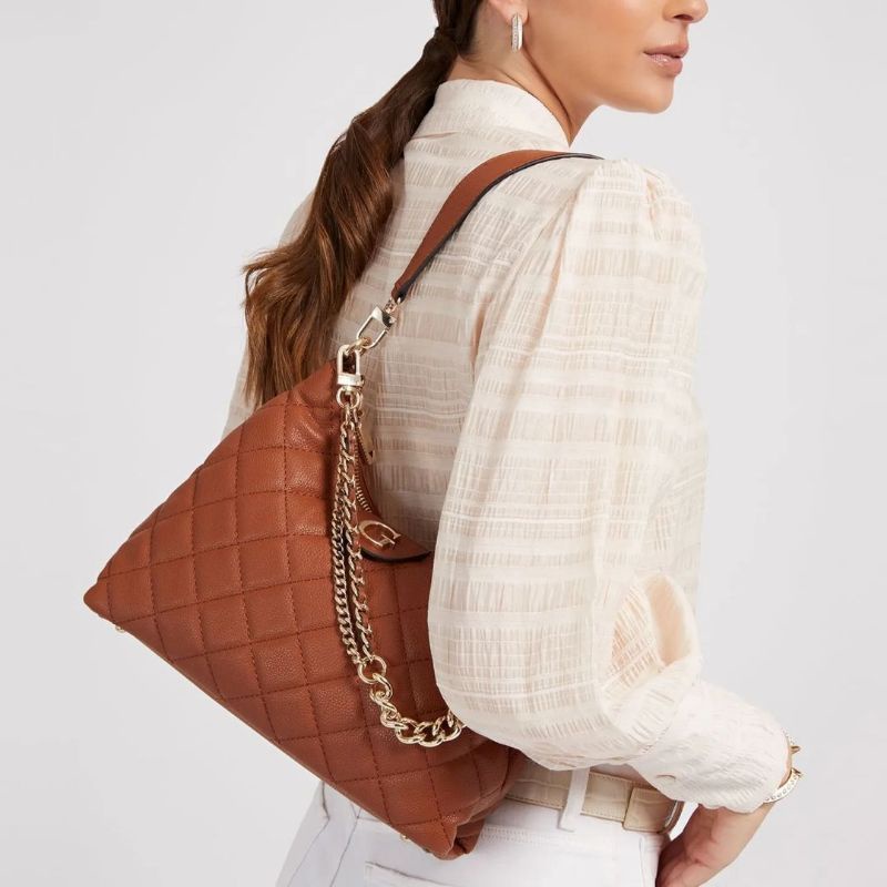 12.12 SALE | GUESSS Gillian Quilted Hobo Bag