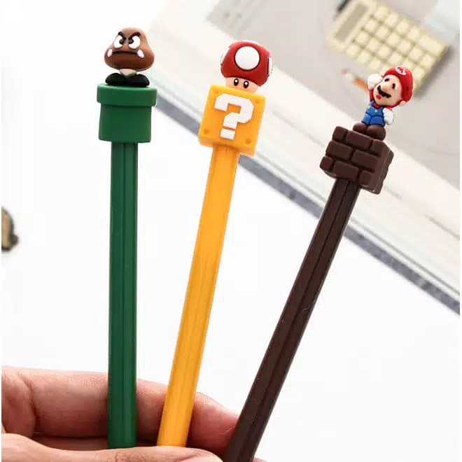 

MURAH pulpen pena pen mario bros