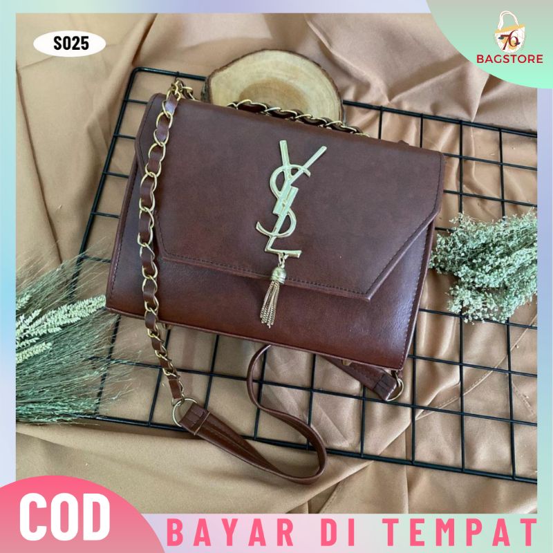 [REALPICT] S025 - TAS SELEMPANG FASHION WANITA - TAS JALAN WANITA - 76BAGSTORE