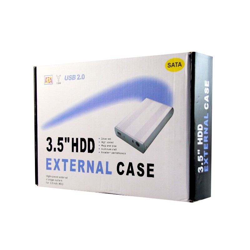 CASE HDD EXT METAL USB 2.0 3,5 inch CASE HDD YANG KOKOH DARI GONCANGAN