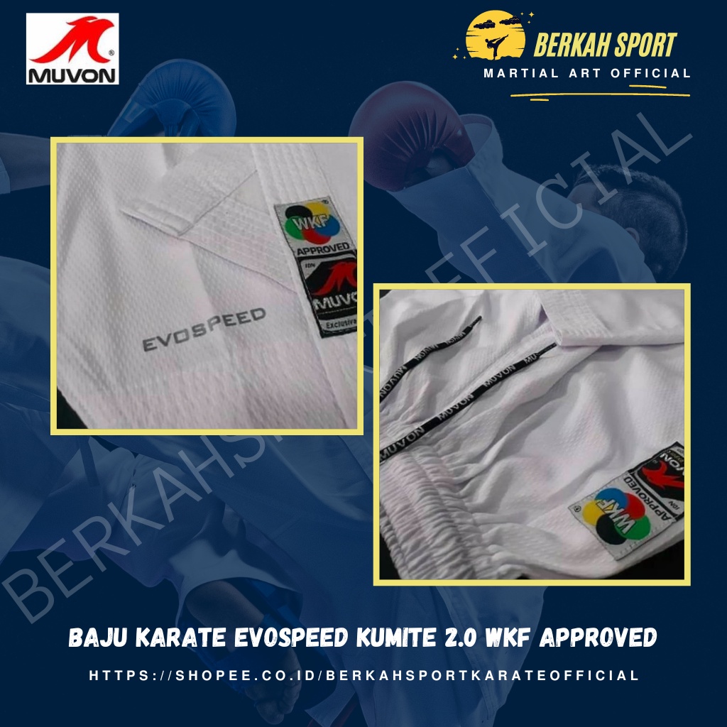 Baju Karate Muvon Evospeed WKF 2.0