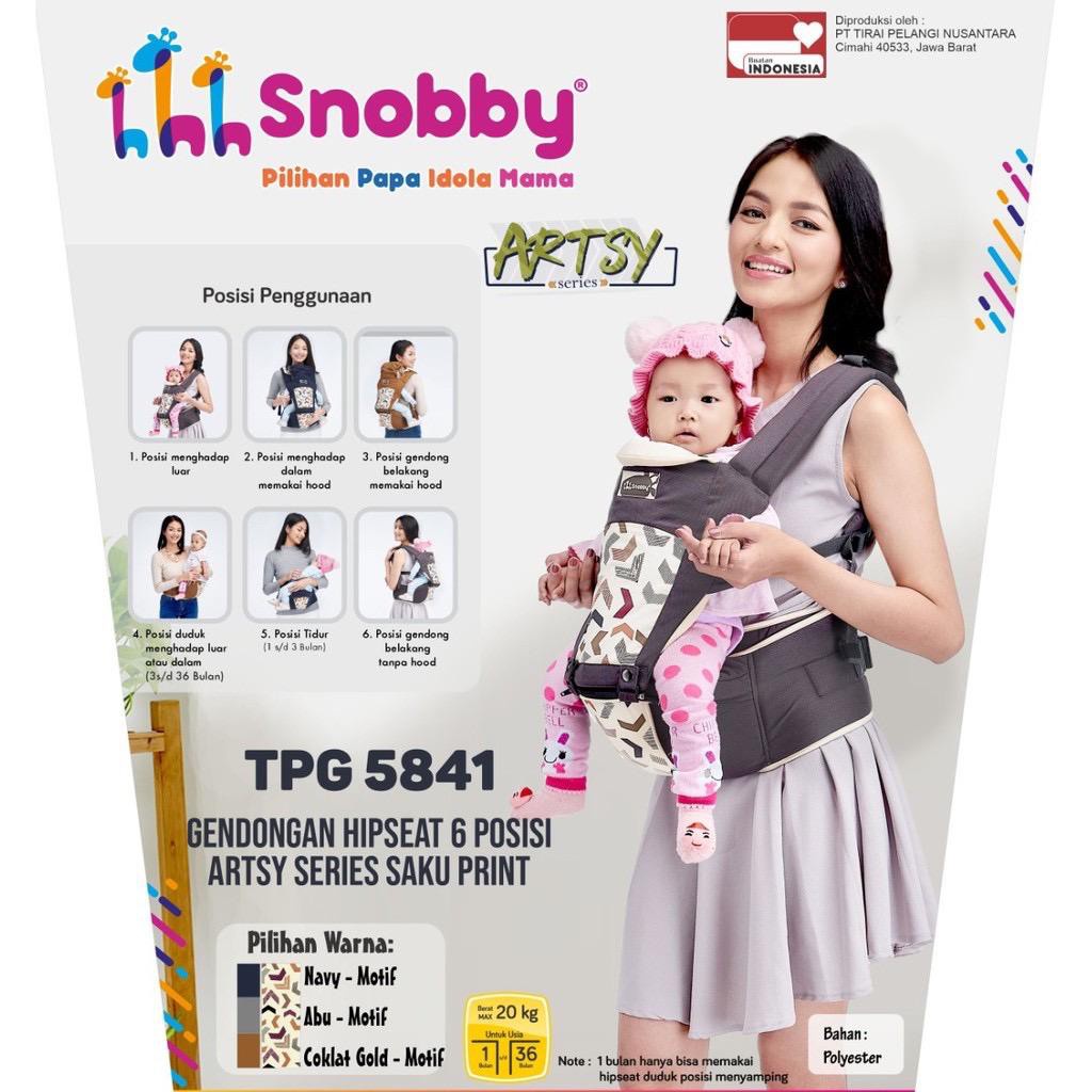 Snobby Gendongan Bayi Samping + Saku Print Swan Series JB