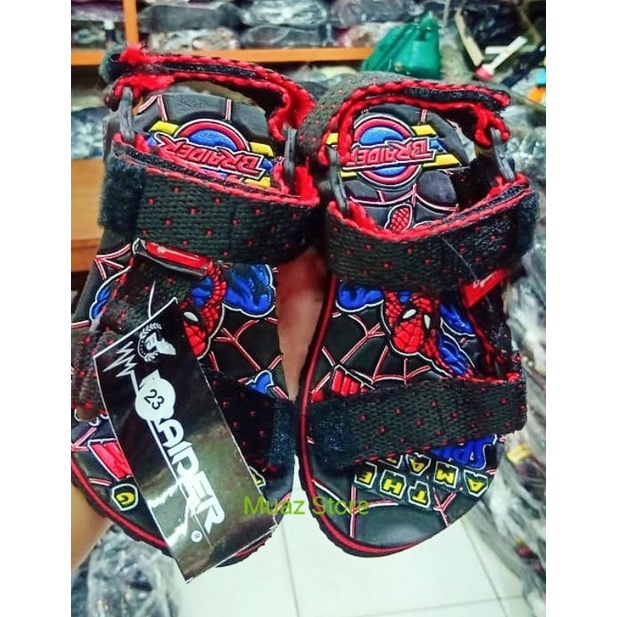 Sendal Gunung Karakter Anak Spiderman Harga Grosir