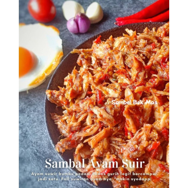 

Sambel Ayam Suwir Bek Mas