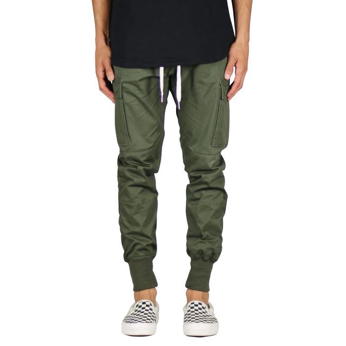 Hyperdenim Cargo Jogger - Olive 100% Authentic