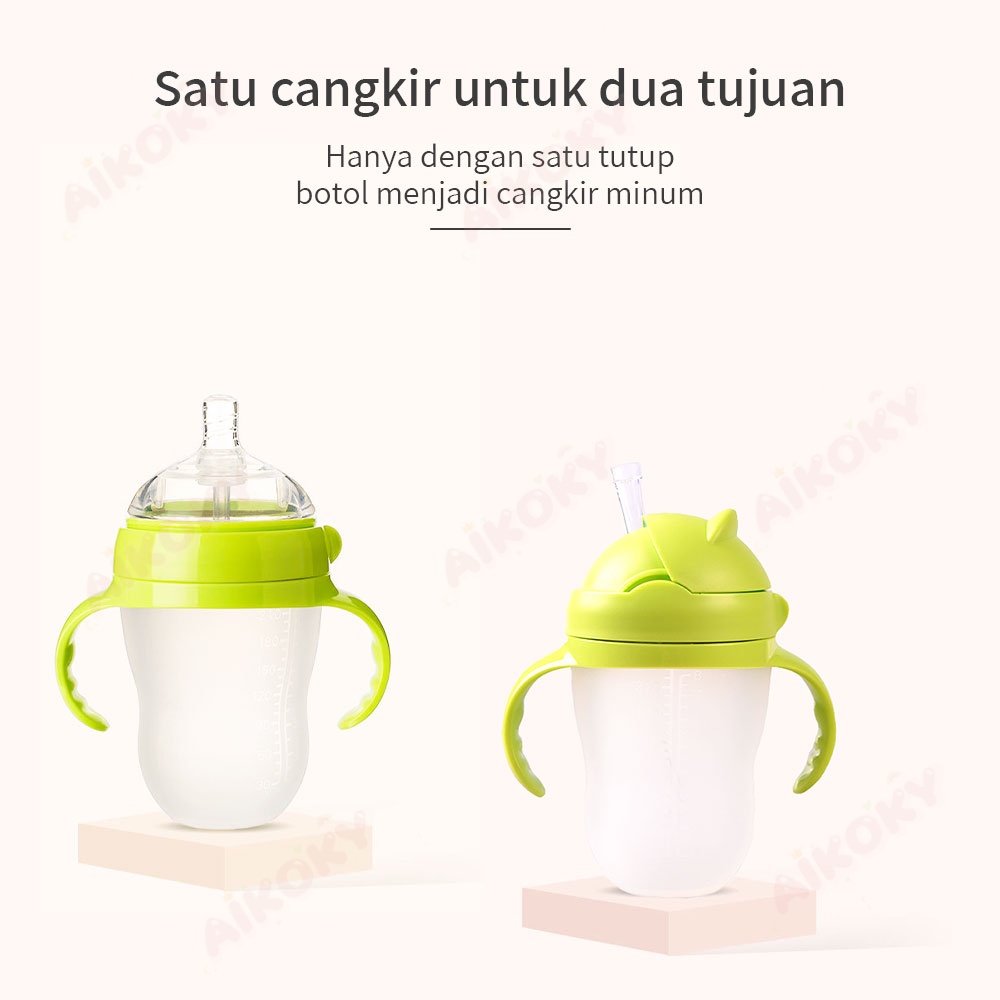 Aikoky Piko bello botol bayi penutup sedotan mengganti/botol susu sedotan aksesoris