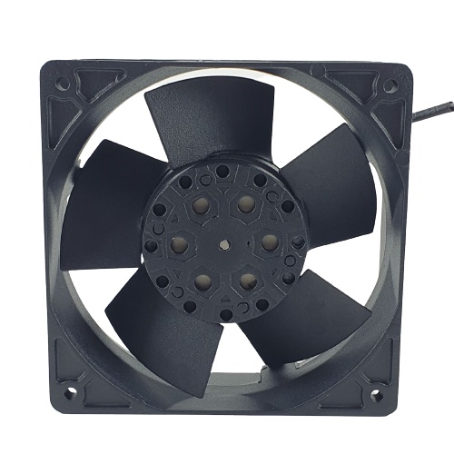 Kipas Pendingin Papst 12cm 220V Cooling Fan AC 220 Volt 12 x 12 x 3.8cm Ball Bearing Baling Besi TYP 4650X