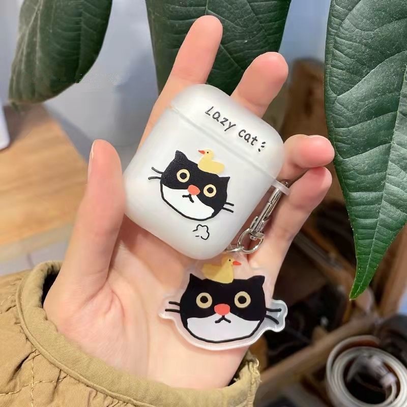 Casing Kucing Kompatibel Untuk Airpods1 2 Pro 3kotak Cas Headphone