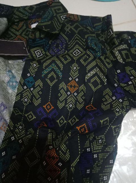 Dgm Fashion   Kemeja Batik Songket Pria Lengan Panjang 5387