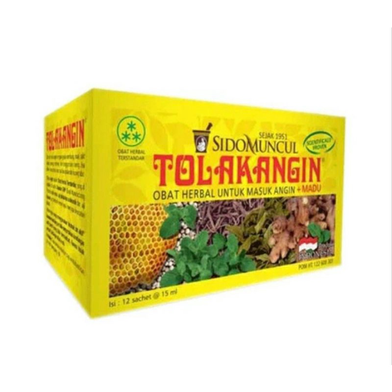 

TOLAK ANGIN 1 Box isi 12 sachet