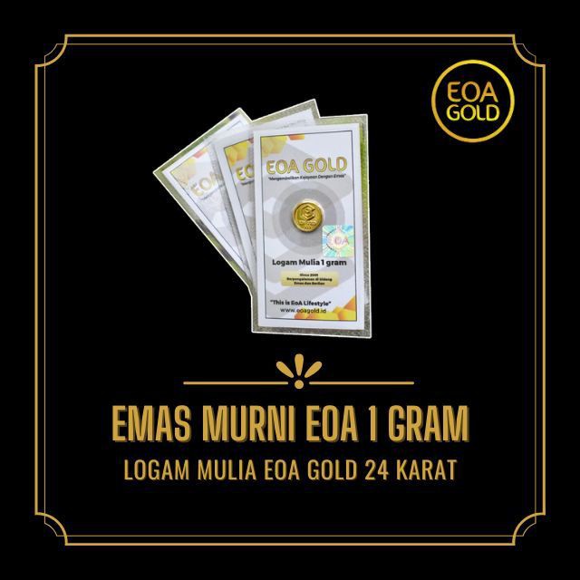 Emas Antam Logam Mulia Lampung 1 Gram Emas Murni Bersertifikat Resmi Emas Eoa Gold 24 Karat Indonesia