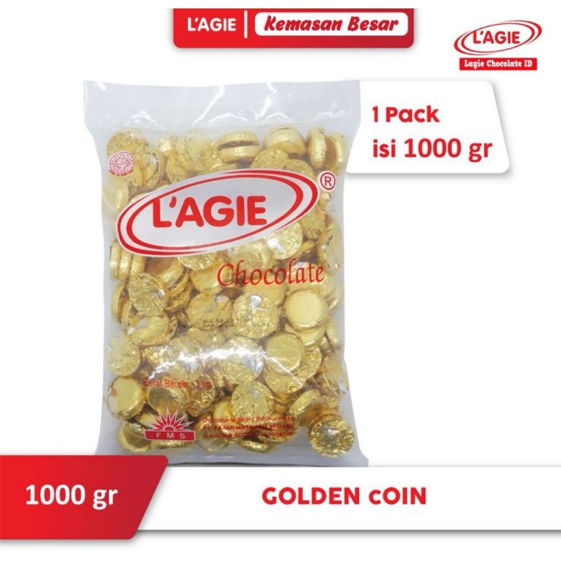 

Lagie Golden Coin +/- 250gram