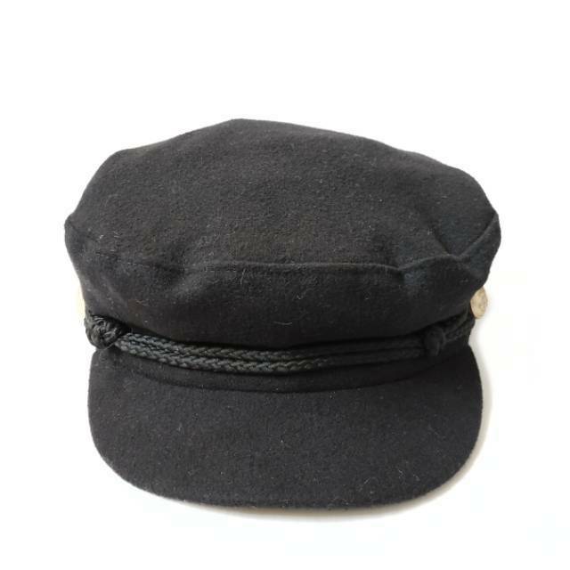 Topi Klasik / Topi Pet / Sailorhat / Fiddler hat / Color black