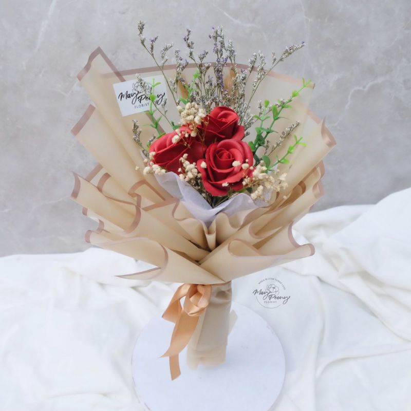 BUKET BUNGA TULIP ARTIFICIAL/BUKET BUNGA ARTIFICIAL/BUKET ANNIVERSARY WISUDA ULANG TAHUN TERLARIS