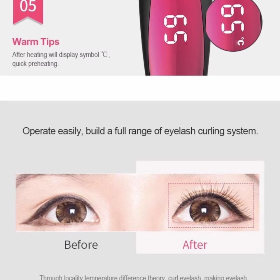 Electric Eyelash Curler Heated Eyelash Curler USB Eye Lash