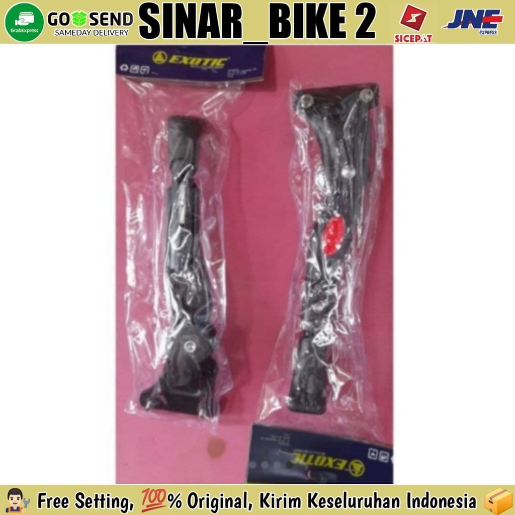 Standar Jagang Samping Kickstand Sepeda 16 18 20 Adjustable EXOTIC - ET-G196