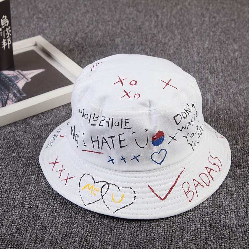2022 Topi bucket Pria / Wanita Gaya Harajuku Untuk Memancing / travel / outdoor