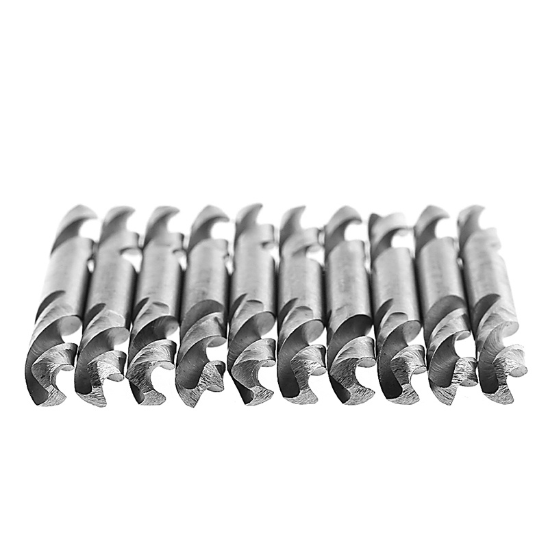 Mary 10Pcs / Set Mata Bor Spiral Torsi HSS 4.2mm