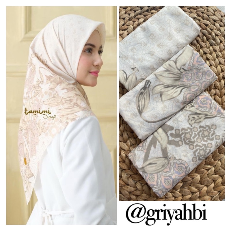 251- 300  Hijab segiempat voal motif-254