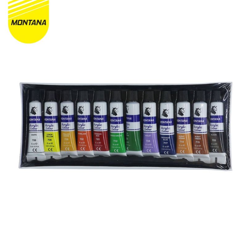 

Montana Cat Acrylic set isi 12 Warna