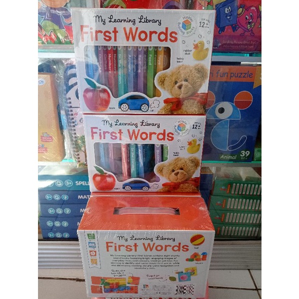 kiddy.edustore - MY LEARNING LIBRARY FIRST WORD (Boardbook isi 8)